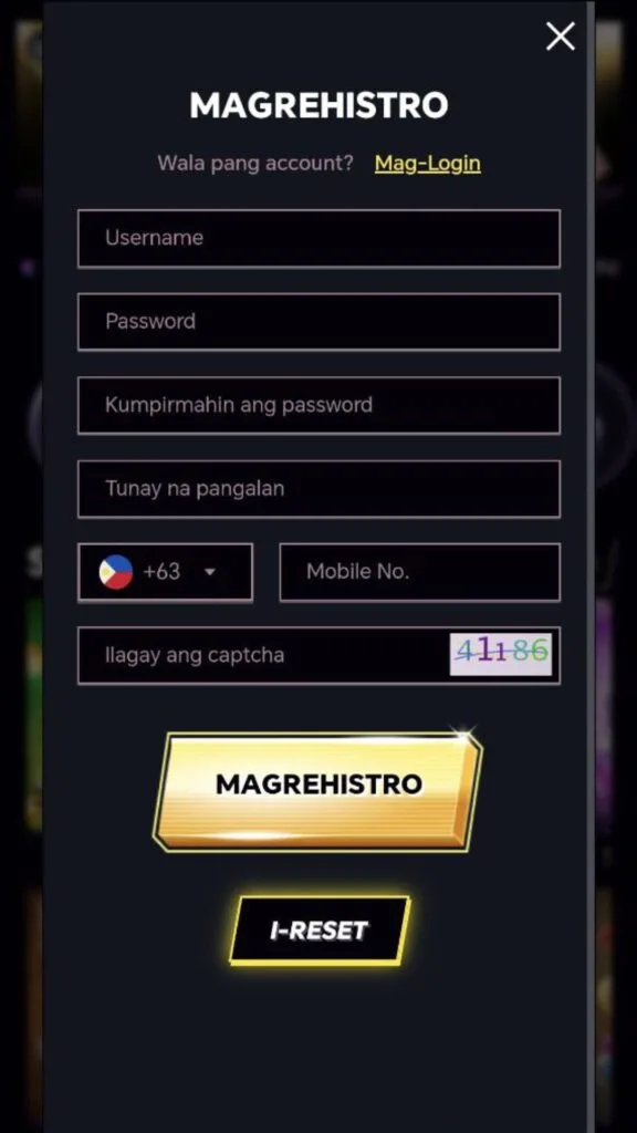 How to Register? UNLIWIN88 Casino registration page preview – fast and easy sign-up with ₱888 bonus